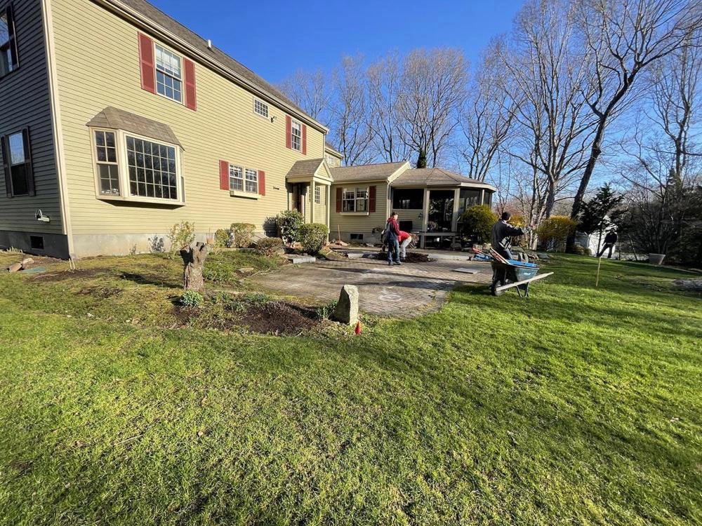 Lincoln, RI before pavers